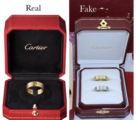 cartier ring box real or fake